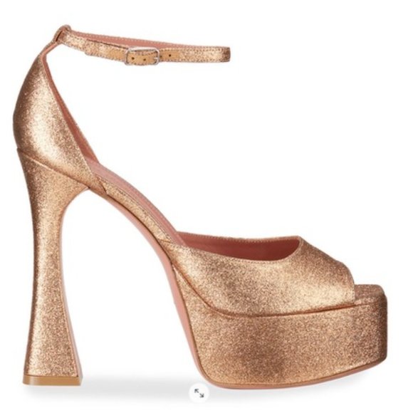 AMINA MUADDI BIANCA PLATFORM SHOES - Picture 2 of 11